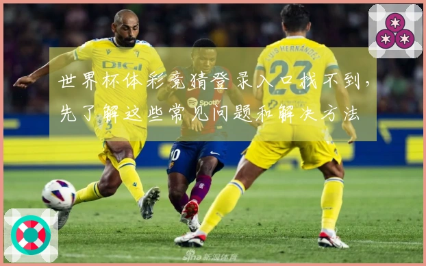 世界杯体彩竞猜登录入口找不到，先了解这些常见问题和解决方法