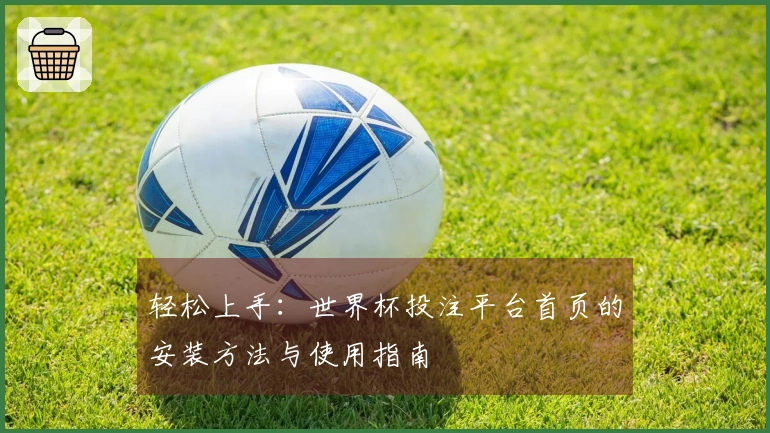 轻松上手：世界杯投注平台首页的安装方法与使用指南